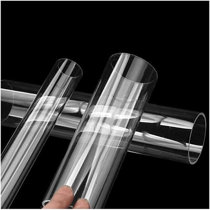 1pcs Acrylic Square Tube Length 500mm, for DIY Projects Water Cooling System Plumbing(38x32mm)