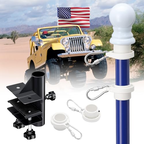 Truck Flag Pole with Mount Kit