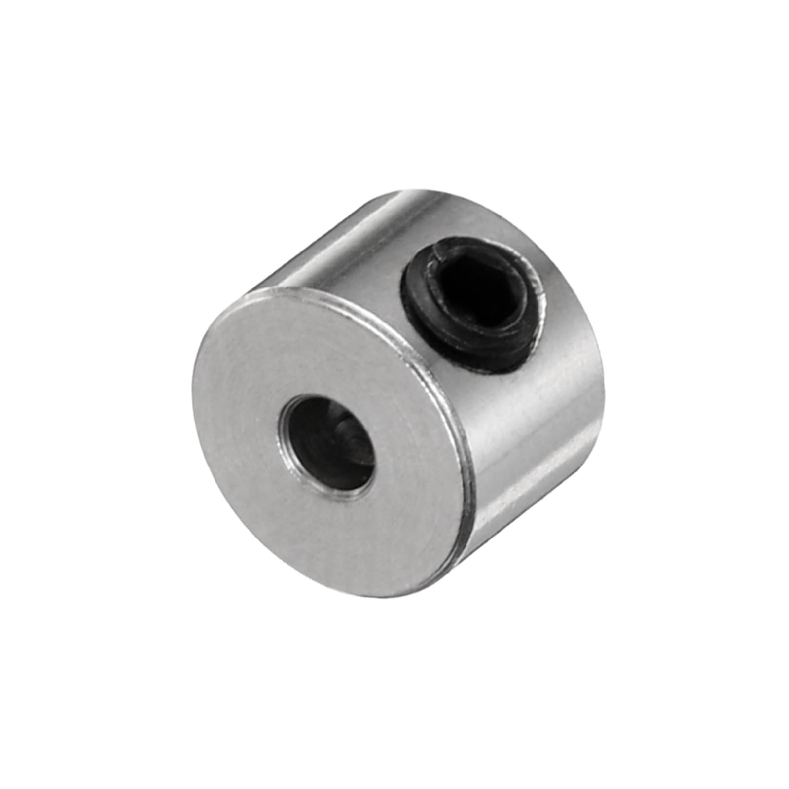 QUARKZMAN 20Pcs Colliers à Vis de Réglage 3mm Alésage Colliers d'Arbre, 8mm OD, 7mm Largeur, Collier d'Arrêt de Foret, Colliers de Profondeur pour Forets en Acier Inoxydable