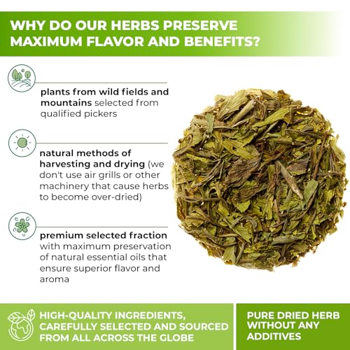 Image of 50 Bags Lovage Leaf Herb Tea (Levisticum Officinale) - 50 Count 1.5g Herbal Bags Hoja De Levistico