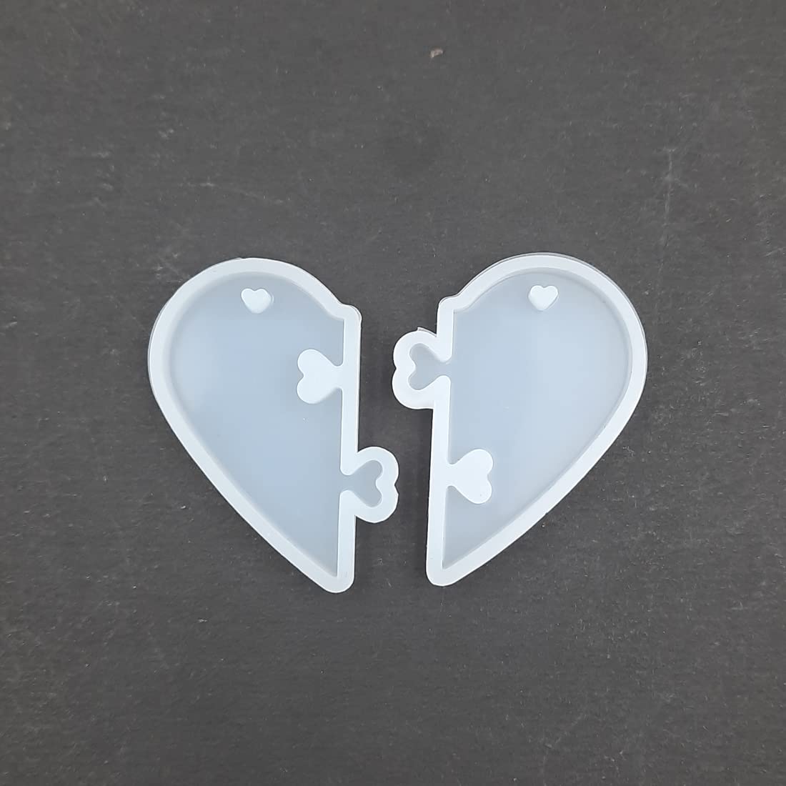 SS Art Land 2 Pcs Heart Pendant & Keychain Mould/Mold | Multipurpose Silicone Mould Casting Mould DIY Mould Epoxy Resin Mould Frame Mould Jewelry Pendant Mould Craft Mould - 1 PC-image-41