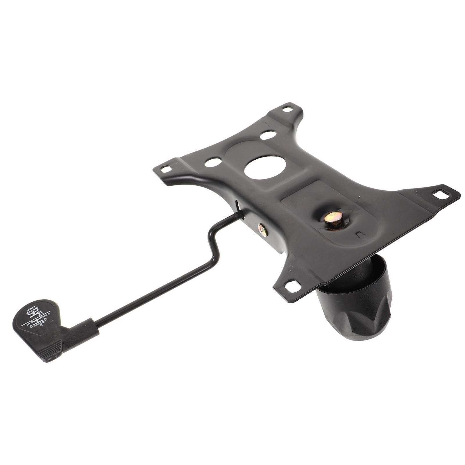Genérico Placa Giratoria Metálica para Silla de Oficina Mecanismo de Control de Inclinación Base Giratoria Resistente Compatible Sillas de Escritorio Accesorio para Repuesto Ergonómico y