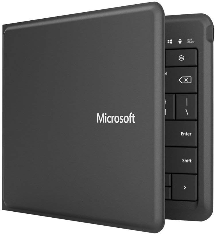 Microsoft Wireless Universal Foldable Keyboard for iPad, iPhone, Android Devices, and Windows Tablet:International QWERTY Layout