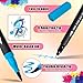 sunacme Art Supplier Dual Brush Markers Pens, 110 Artist Coloring Marker Set, Fineliner & Brush Tip Pen with Premium Case for Adults Coloring Books & Journal, Drawing, Doodlin