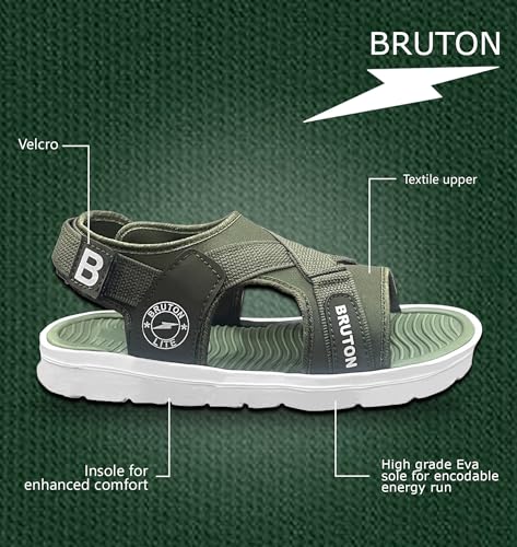 Image of BRUTON Men's Thong Sandals | Casual Open Toe Sandals for Men | Comfortable Daily Wear Footwear | Lightweight Summer Sandals