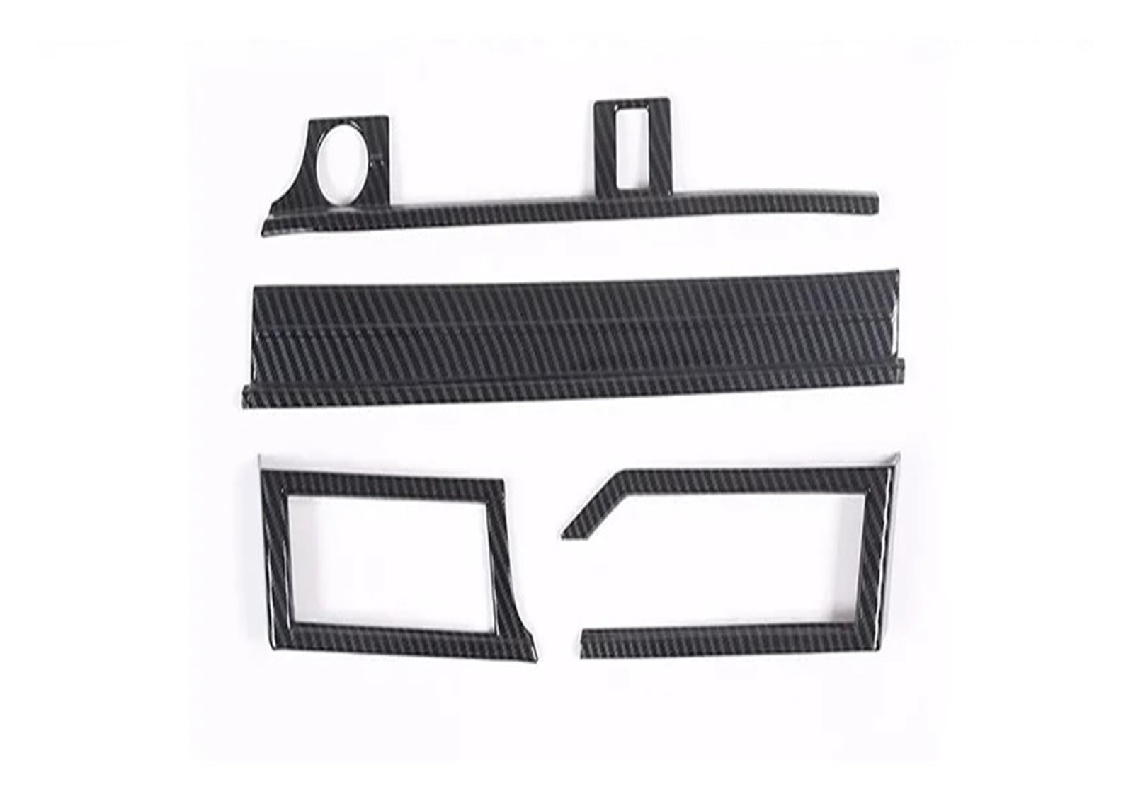 AJHJET Interior Upgrade for Mitsubishi for Outlander 2022-2024 Center Console Decoration Inner Door Handle Bowl Cover Trim Accessories ABS Carbon Fiber