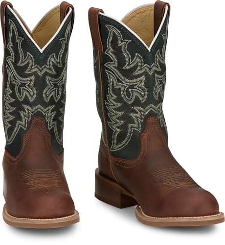 Justin Wild Bill Men's Western Boot - 11" Cowboy Leather Footwear, Durable Construction, Stylish Design for Everyday Wear2