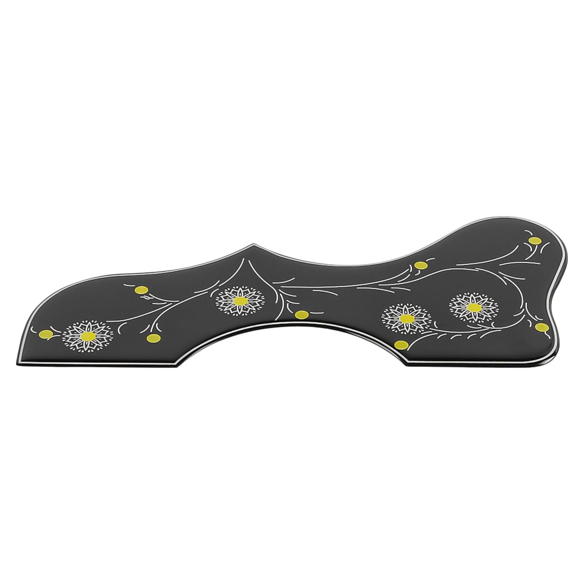 Alnicov Acoustic Guitar Pickguard Sticker,2.5mm Thickness Scratch Plate Sticker With Inlay Flower Design for Guitar Pickup Guard Decoration - Image 4