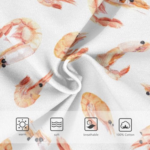 Boys' Exclusive Briefs Toddler Underwear 95% Combed Cotton Boxerbriefs 2T Shrimp Seamless Design 13