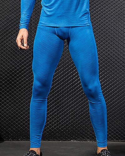 DaobaMEN Uomo Workout Leggings 3D Running Exercise...
