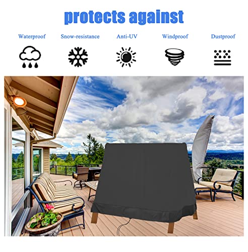 HavenDomicile Schaukelabdeckung 3-Sitzer - Outdoor Schutz 210D Oxford