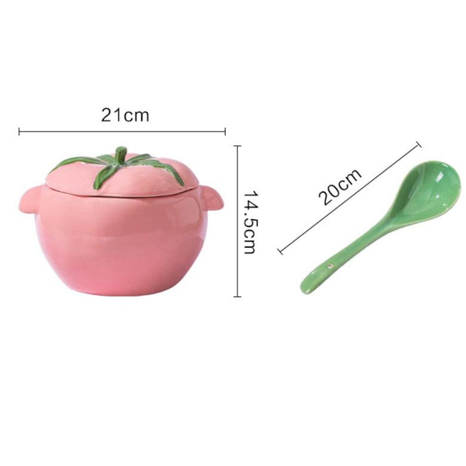 Pentola per Salsa di Soia in Ceramica da Cucina Barattolo di strutto in ceramica olio con coperchio Cucchiaio spezie zucchero per Uso Cucina