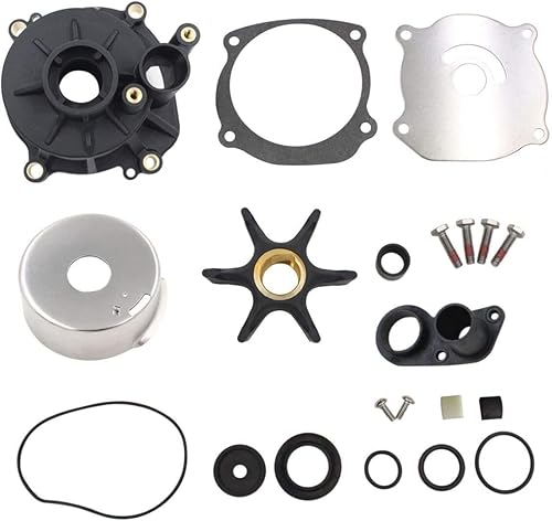Kit de reparación de bomba de agua con carcasa para Johnson Evinrude V4 V6 V8 85-300HP Piezas de motor fuera de borda 5001594