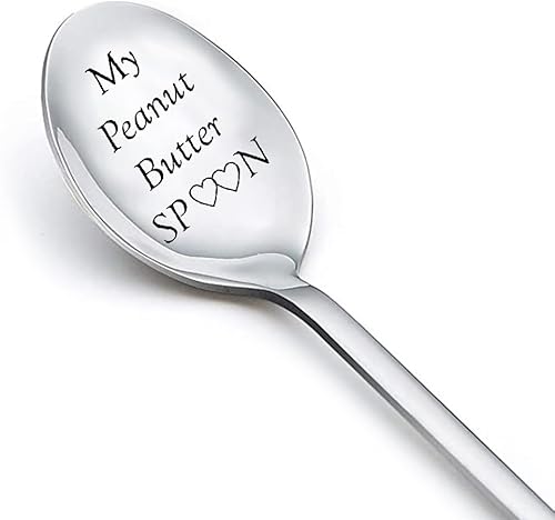 My Peanut Butter Spoon for Tea Coffee Lovers Gifts for Him Husband Birthday Gifts for Men Boyfriend Gift from Girlfriend Wife Christmas Gifts for