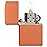 Zippo Lighter - Personalized Custom Message Engraved Windproof Classic Pocket Lighter Orange Matte