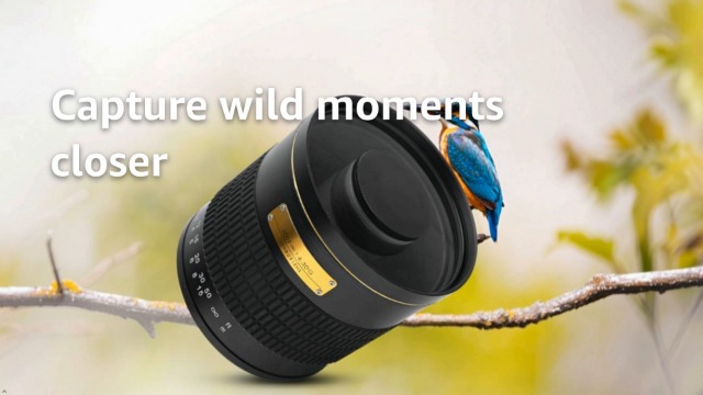 Amazon.com : Telephoto Mirror Lens, 500mm F6.3 Telephoto Lens