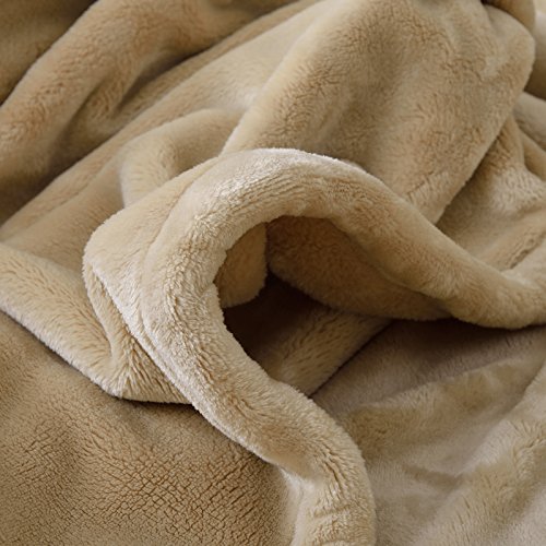 Couverture de velours marine contre le froid du lit et sofa - 4