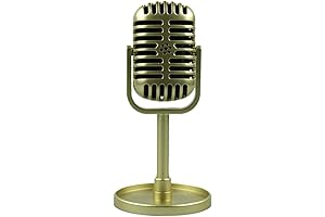 Vintage Microphone Prop: JANOU Retro Microphone Props Model