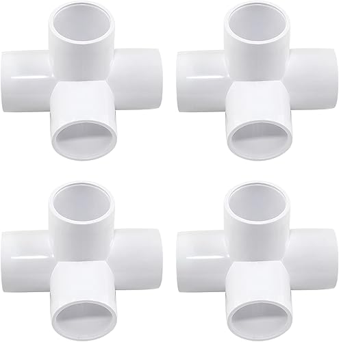 Miniatura 8 de Conector de codo de tubo de 34 pulgadas, conector de codo de tubo de grado de muebles de 34 pulgadas, conector de tubería para estante de PVC DIY,