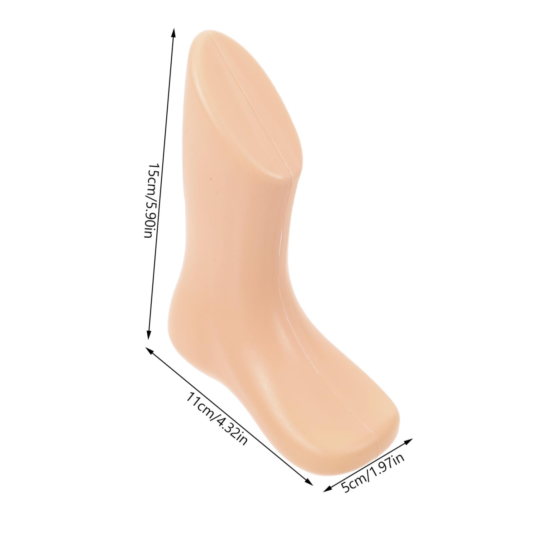 Angoily Mannequin Foot Sock Model Foot Mannequin for Anklets 4pcs Shoes Holder