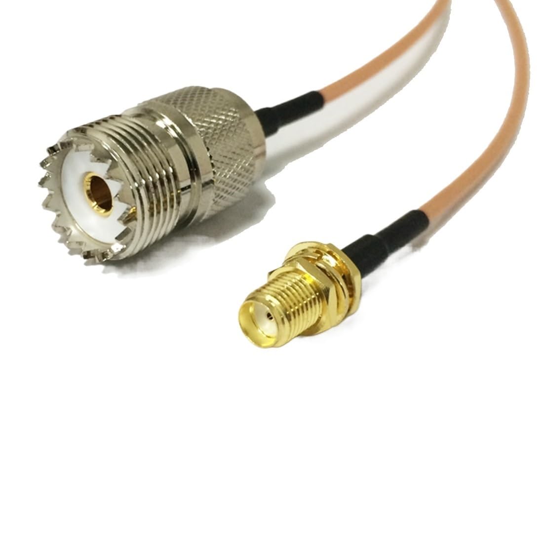LIHUA SMA Femmina Maschio Interruttore UHF Ja-ck Plug SO239 Cavo Adattatore RG316 15cm 6inch (Tipo4,15cm)