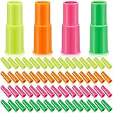 Rotatingpals 60 Pcs Plastic Whistles Bulk Colorful Siren Whistles Toy Loud Noisemaker Birthday Party Favors Piñata Goodie Bag Fillers Games Prizes Assorted Colored Supplies
