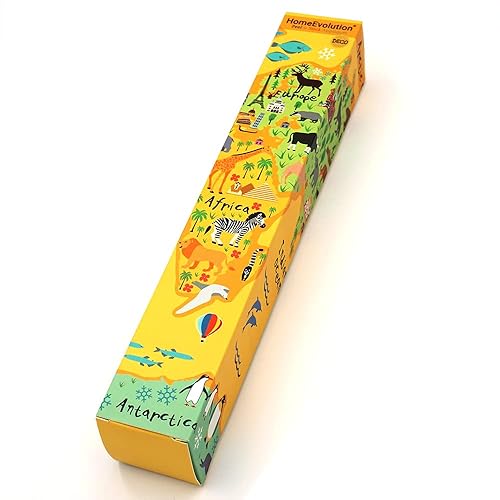 Miniatura 5 de HomeEvolution pegatina autoadhesiva grande educativa con animales y edificios famosos para niños Decoración de hogar