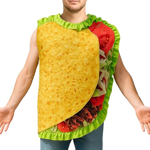 Déguisement de taco pour adulte idéal pour une séance photo d'anniversaire
