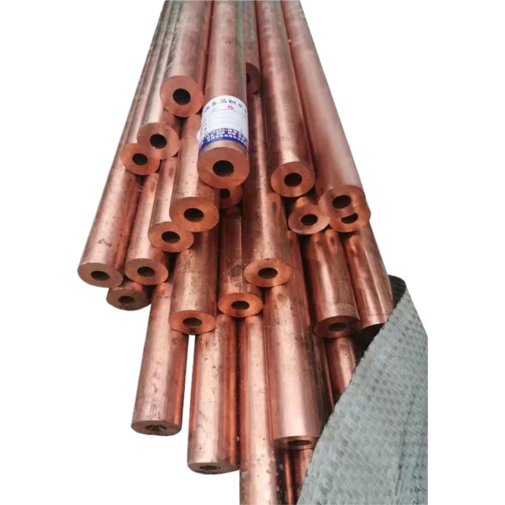Thick Wall T2 Copper Pipe Tube Many Wall Thickness,Copper Pipe,Capillary Hollow Copper Tube Factory Outlets(24cm Sample,OD 54x ID 50mm)