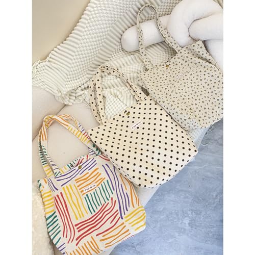 Retro Corduroy Large-Capacity Tote Bag Shoulder Bag Casual Large-Capacity Shopping Bag2