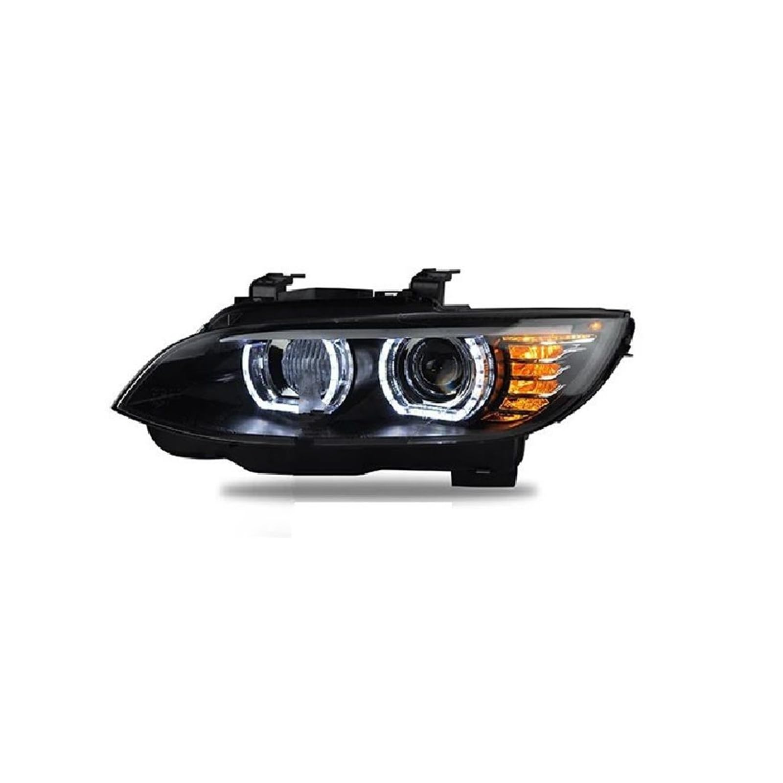 Pasuje do B//M//W serii 3 E92 E93 06-10 Emak Style Led DRL reflektor samochodowy montaż sygnału akcesoria samochodowe zmodyfikowana lampa reflektory LED(Original with afs)