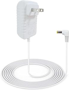AC Adapter Replacement for Omron Blood Pressure Monitor Hem-ADPTW5 BP5250 BP7250 BP7350 Power Supply Cord Charger 6V White