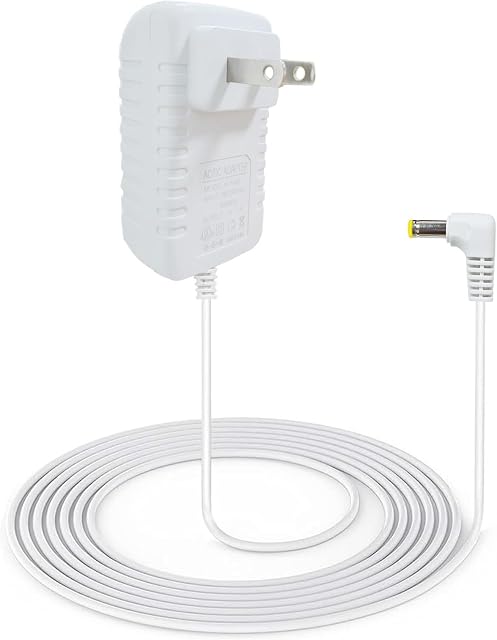 AC Adapter Replacement for Omron Blood Pressure Monitor Hem-ADPTW5 BP5250 BP7250 BP7350 Power Supply Cord Charger 6V White