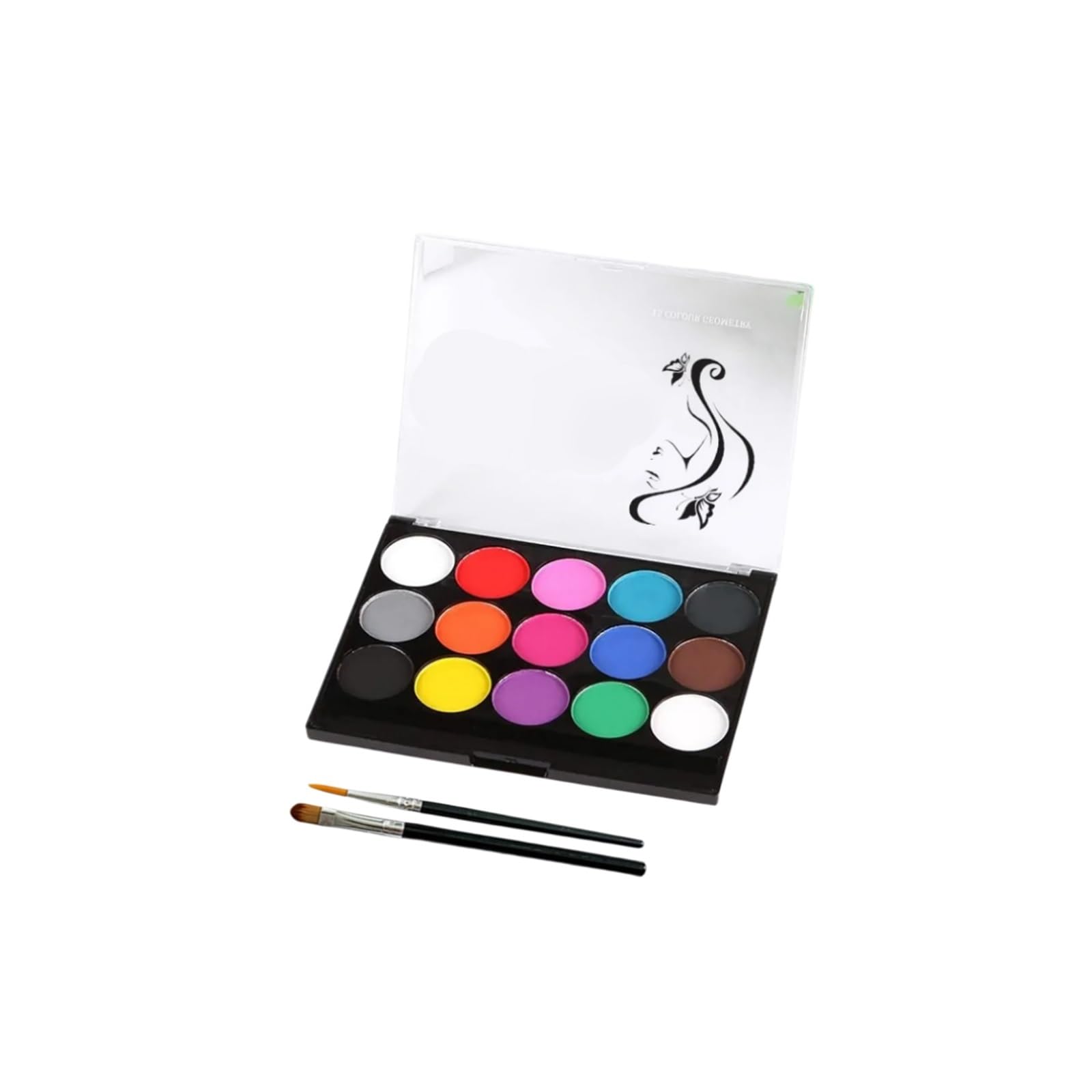 paleta de pintura corporal Paleta de pinturas faciales y corporales solubles en agua(Set B)