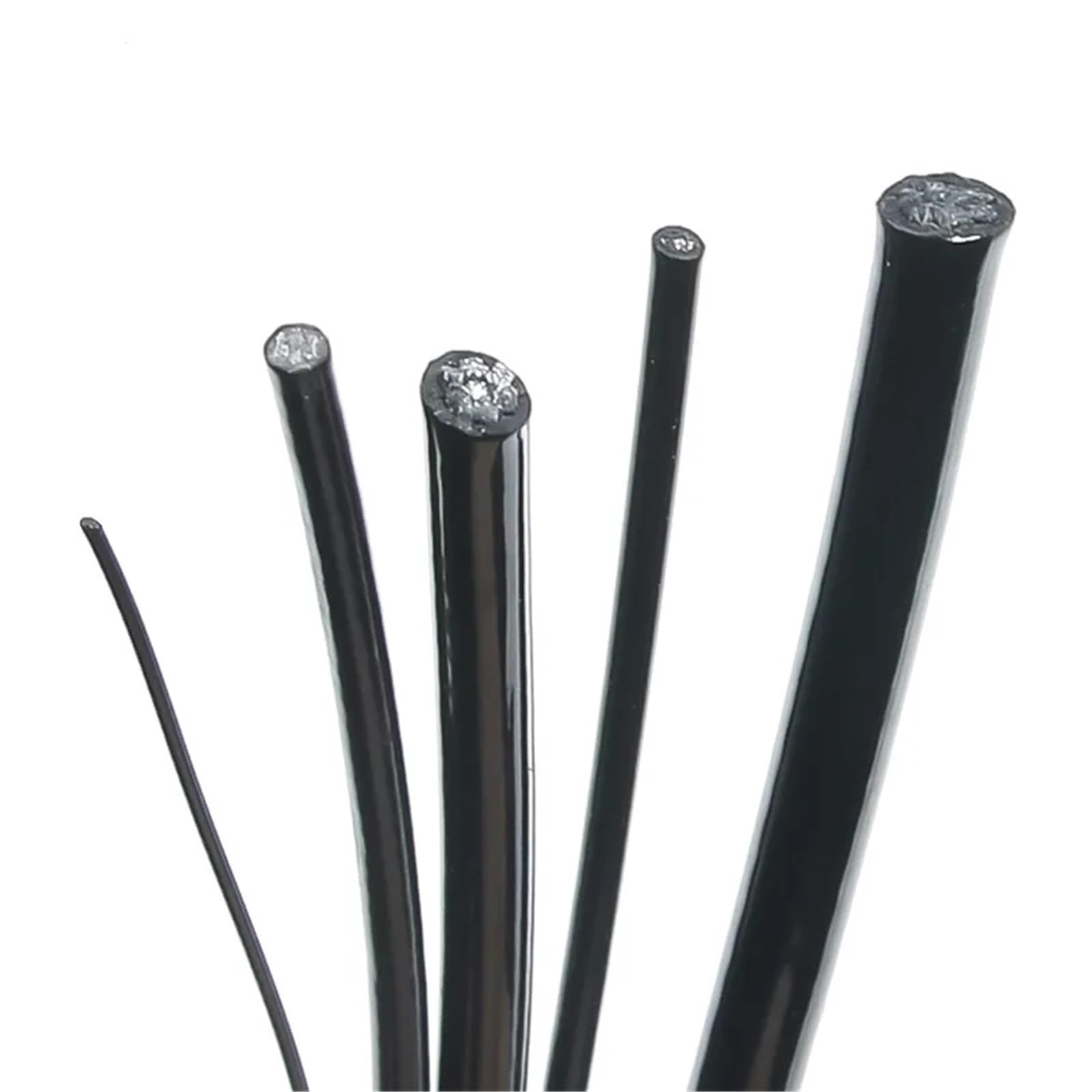 Metallkabel aus Edelstahl 304 mit schwarzer PVC-Beschichtung(50.0M)