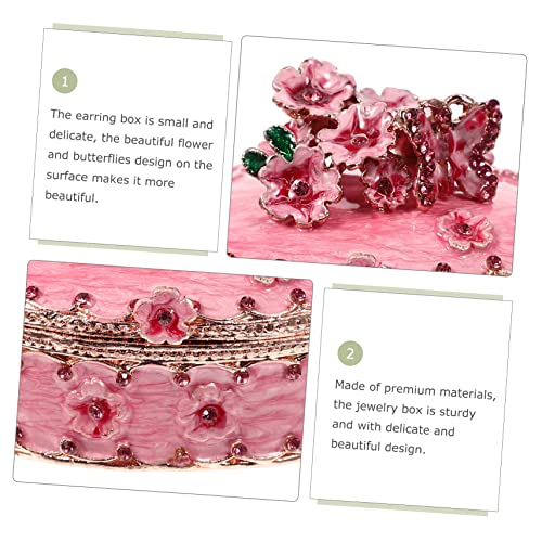 Boîte à bijoux rétro BESTYASH coffret vintage pour bagues et colliers