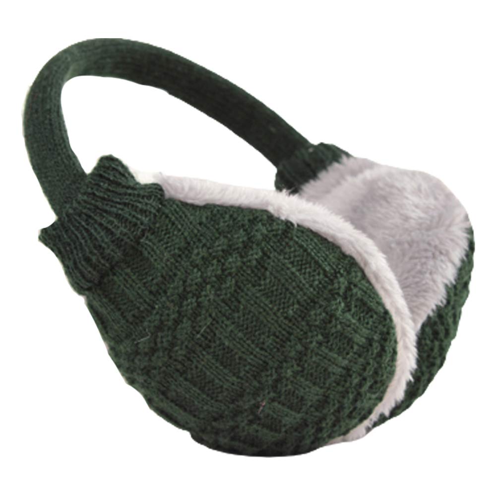 Chilits Winter Knitted Earmuff Adjustable Washable Warm Earlap Soft Plush Earmuff Fashion Windproof Ear Warmer Headwear Accessories for Men Women Outdoor