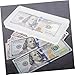 Holibanna Transparent Banknote Holders Currency Sleeves with Storage Box for Collecting and Documents for Collectors and Enthusiasts