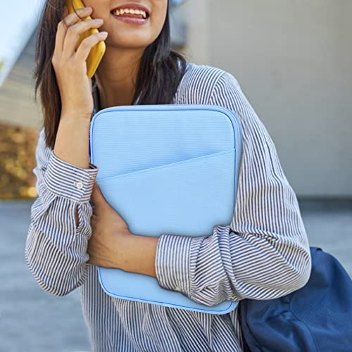 Image of Dadanism 9-11 inch Tablet Sleeve Bag Carrying Case for iPad (A16) 11th Gen 11 inch, iPad 10th Gen 10.9 inch Air 5 /4, iPad Air M4 /Pro 11 inch, iPad 9 /8 /7th, Galaxy Tab A11+ Plus 11 inch, Remarkable 2 10.3 inch, Baby Blue