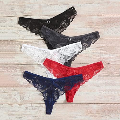 Panties Pack Bondaged Lingerie Strappy Crotchless Panties Plus Size