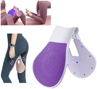 Wonder Hip Body Trainer, Excellent Super Kegel Exerciser,Postpartum Rehabilitation , Pelvic Floor Muscle and Inner Thigh Exerciser, Correction Beautiful Buttocks Bladder Control Device (White--purple)