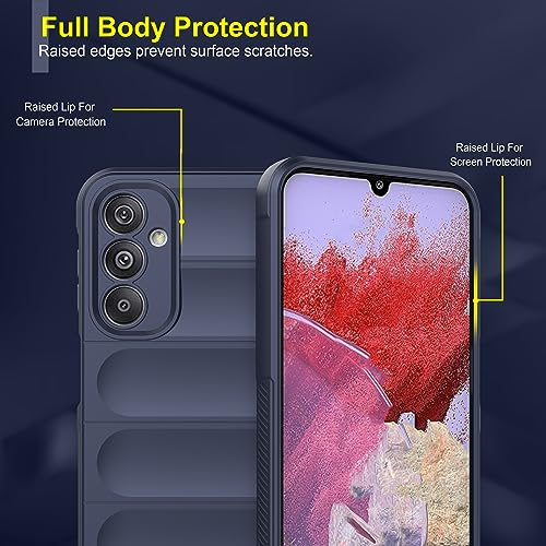 Image of amazon basics Back Case Cover for Samsung Galaxy A25 5G | Compatible for Samsung Galaxy A25 5G Back Cover | Liquid Silicon Magic Case for Samsung Galaxy A25 5G with Camera Protection |Sapphire