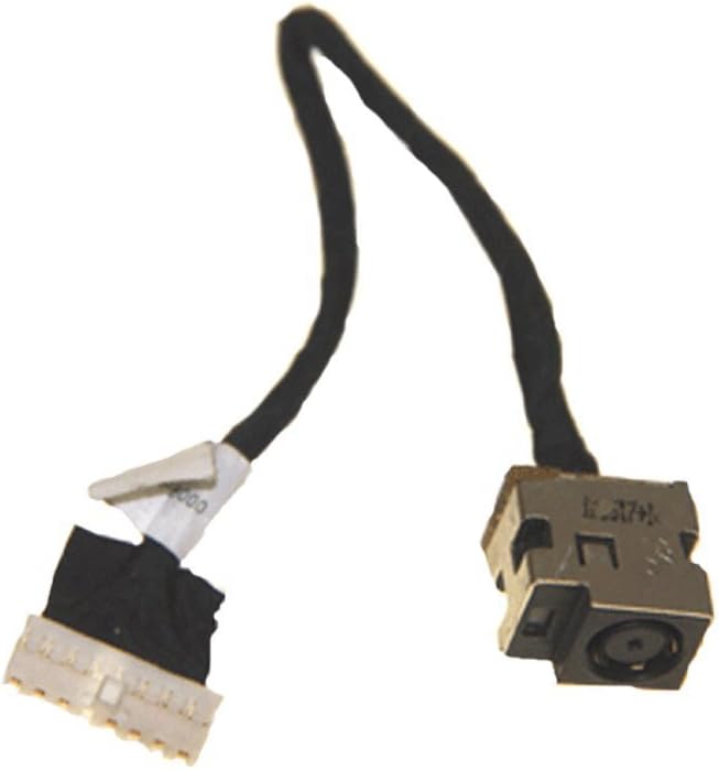 LYPCTECH CB0012 Unitque New AC DC-in Power Jack with Cable Harness Connector Socket for HP G72 COMPAQ CQ72 G72-251XX G72-253NR G72-227WM 600719-001