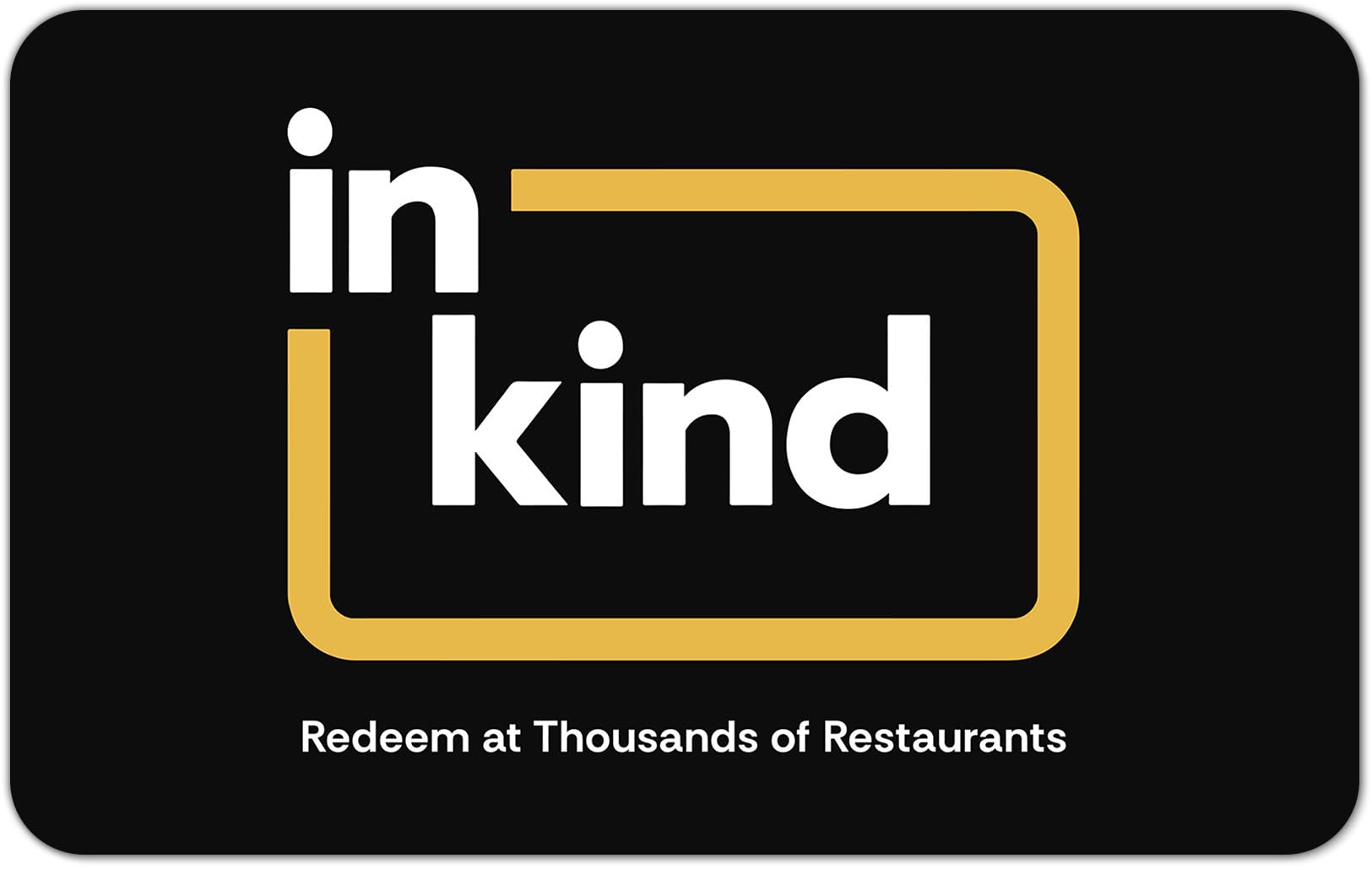 inKind Restaurant eGift Card