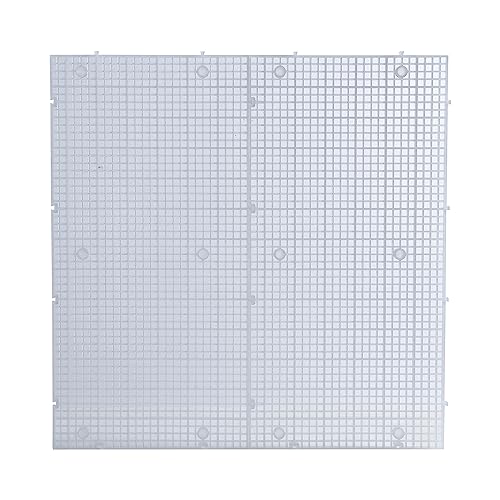 ALEGI Aquarium Grid Isolate Board Divider Fish Tank Bottom Black Filter Tray Plastic Crate (4pcs)