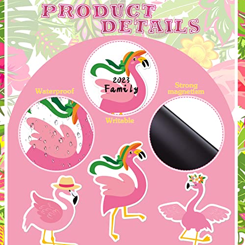 10 imanes decorativos flamenco para refrigerador miniatura 3