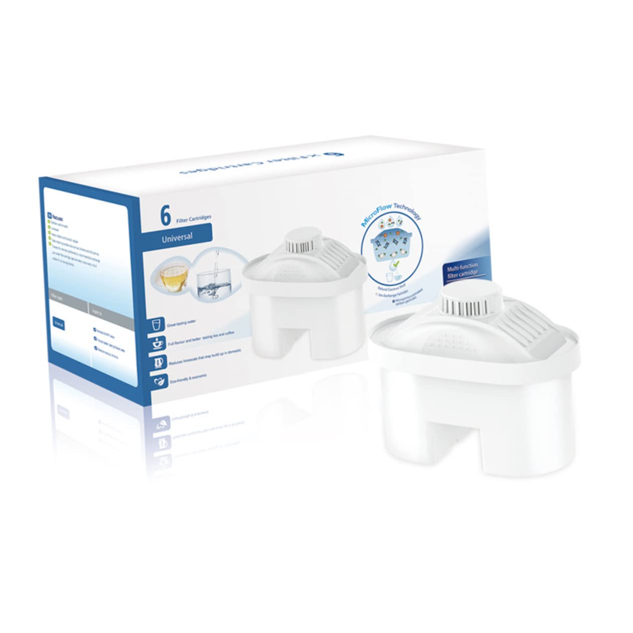 3 Pièces Noyau De Filtre Arrosage Bouteille Filtre De Bouteille d'eau Blanche