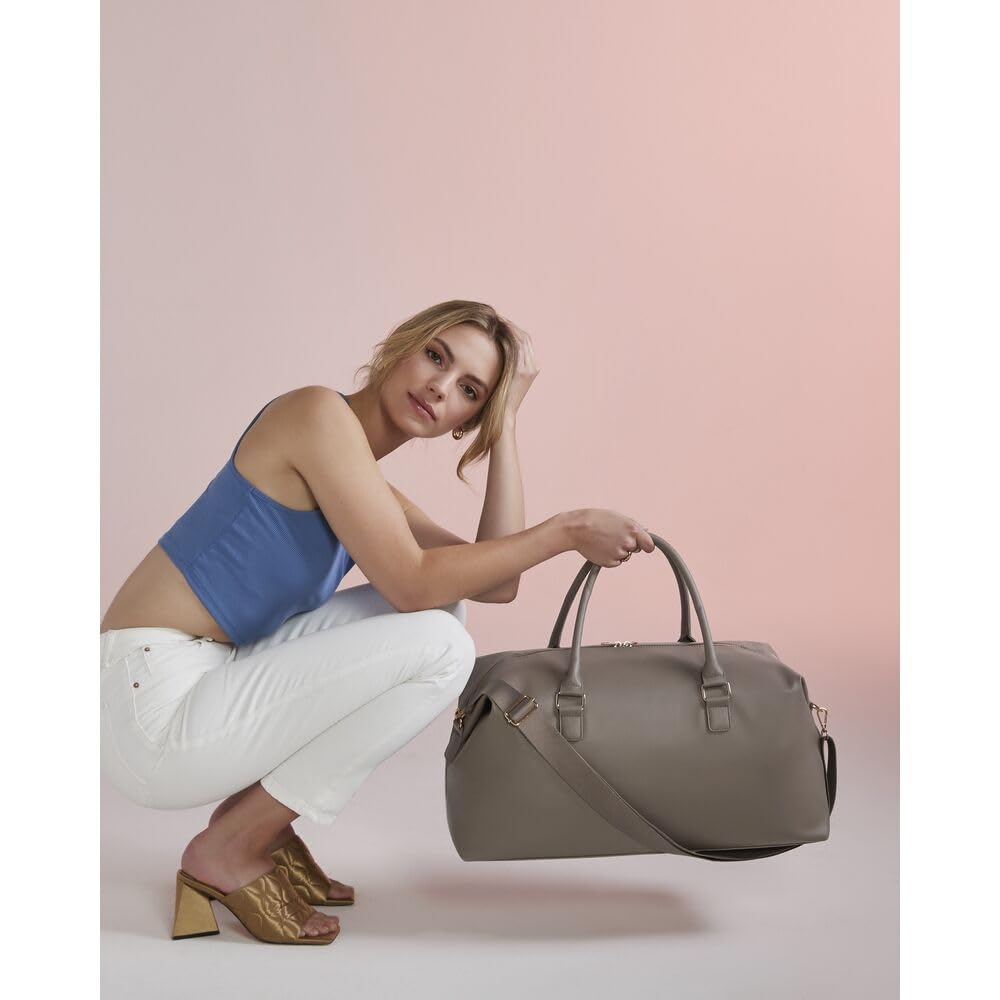 BagBase BG759 Boutique Weiche Umhängetasche, zeitloses, weiches Design, Lederoptik, PU, ideales Handtaschen- und Reisezubehör für Damen