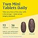 MegaFood Blood Builder Iron Supplement for Women & Men - Increase Iron Levels Without Side Effects - Combats Fatigue - Vitamin B12, Folic Acid & Vitamin C - Vegan - 72 Mini Tablets (36 Servings)