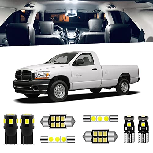 Kit de 10 Luces LED Interiores para Dodge Ram 2003-2008 miniatura 1